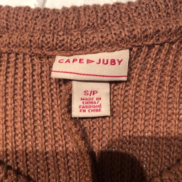 Cape Juby Brown Knit Sweater - Picture 3 of 6